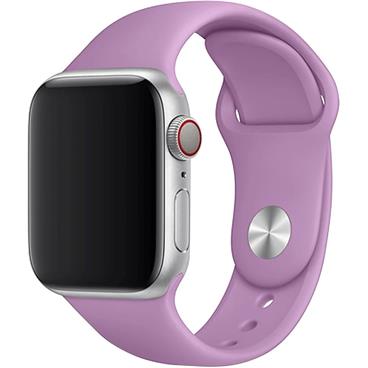 FIXED Silicone Strap set silikonových řemínků Apple Watch 38/40/41mm světle fialový