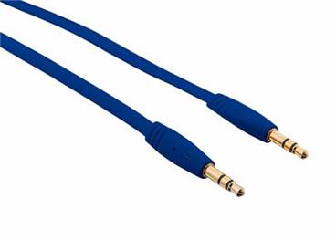 Flat Audio Cable 1m - blue