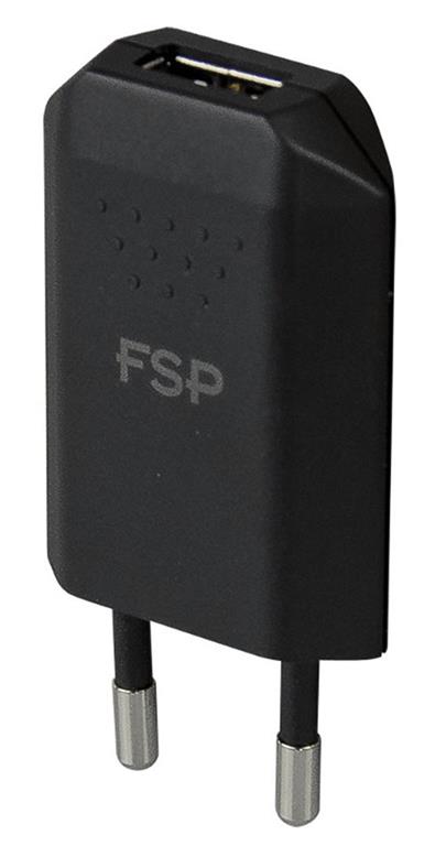 FSP/Fortron USB AC nabíječka, 1xUSB, 5V, 1A, černá