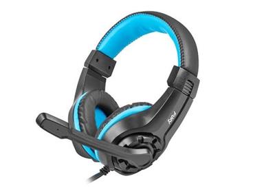 FURY HEADSET WILDCAT WITH MICROPHONE BLACK-BLUE