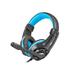 FURY HEADSET WILDCAT WITH MICROPHONE BLACK-BLUE