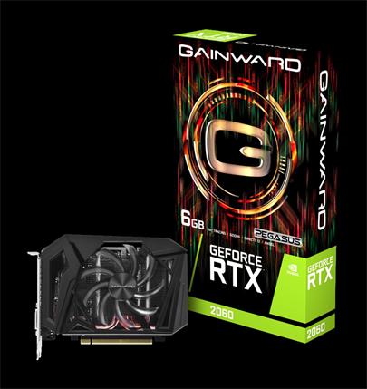 GAINWARD GeForce RTX 2060 Pegasus Mini-ITX 6GB GDDR6 192bit DP HDMI DVI-D