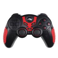 Gamepad Marvo Li-Ion, GT-60, bezdrátový, Bluetooth 2.1 + EDR, 13tl., všesměrový ovladač, Bluetooth + USB, černo-červený, s držáke