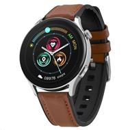 Garett Smartwatch Men Elegance RT světle hnědá kůže