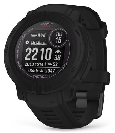 GARMIN chytré GPS hodinky Instinct 2 Solar – Tactical Edition, Black