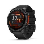 Garmin fenix® 8 – 47 mm, AMOLED, Slate grey a Černý silikonový řemínek