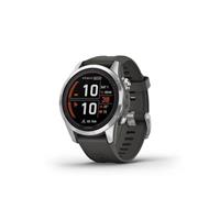 Garmin fenix7S Pro – Solar Edition, Silver / Black Band