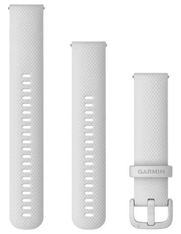 GARMIN řemínek Quick Release 20mm, silikonový bílý, plastová přezka