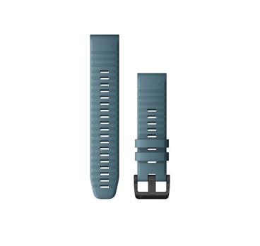 Garmin Řemínek QuickFit 22 mm, silikonový, modrý, černá přezka