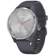 GARMIN stylové/chytré hodinky vivomove3S Sport, Silver/Gray Band