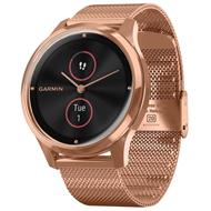 GARMIN stylové/chytré vívomove3 Luxe, 18K RoseGold/Milanese Band