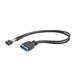 Gembird 9-pin USB 2.0 to 19-pin USB 3.0 internal header cable