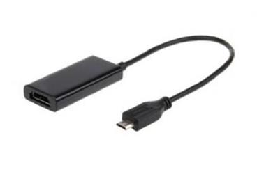 GEMBIRD A-MHL-002 kabel MHL HDTV 5-pin adapter micro USB/HDTV na HDMI např. k mobilu