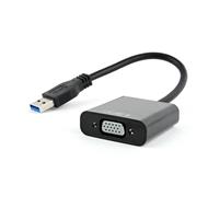 Gembird adaptér USB 3.0 -> VGA, černý