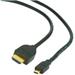 GEMBIRD CABLEXPERT Kabel HDMI-HDMI micro 4,5m, 1.3, M/M stíněný, zlacené kontakty, černý