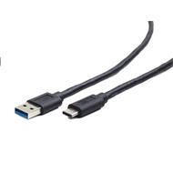 GEMBIRD CABLEXPERT Kabel USB 3.0 AM na Type-C kabel (AM/CM), 1,8m, černý