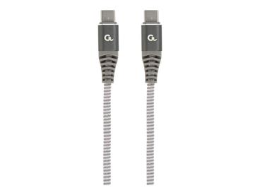 GEMBIRD CC-USB2B-CMCM100-1.5M 100W Type-C Power Delivery PD premium charging data cable 1.5m