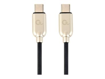 GEMBIRD CC-USB2PD60-CMCM-2M Type-C Power Delivery PD charging and data cable 60W 2m black