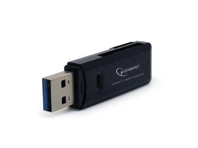 Gembird compact USB 3.0 SD/MicroSD Card Reader, blister