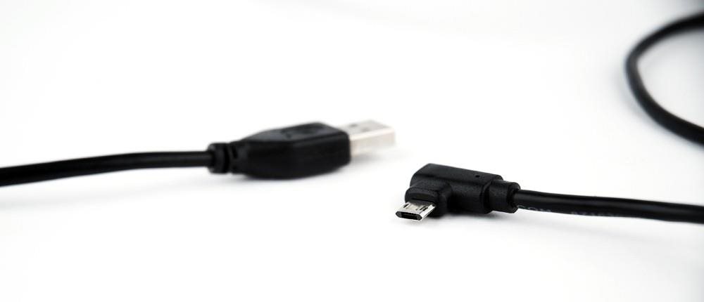 GEMBIRD Double-sided angled Micro-USB to USB 2.0, 1.8 m, black