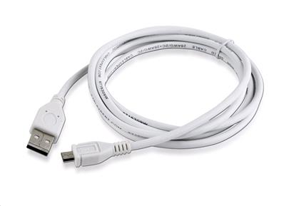 Gembird kabel USB 2.0 A (M) -> Micro-B USB 2.0 (M), pozlacené konektory, 1.8m