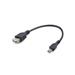 Gembird kabel USB OTG AF do micro BM, 0,15 m