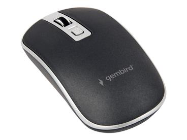 GEMBIRD MUS-4B-06-BS Optical mouse USB black/silver