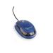 Gembird optická myš 1000 DPI, USB, modrá/průhledná