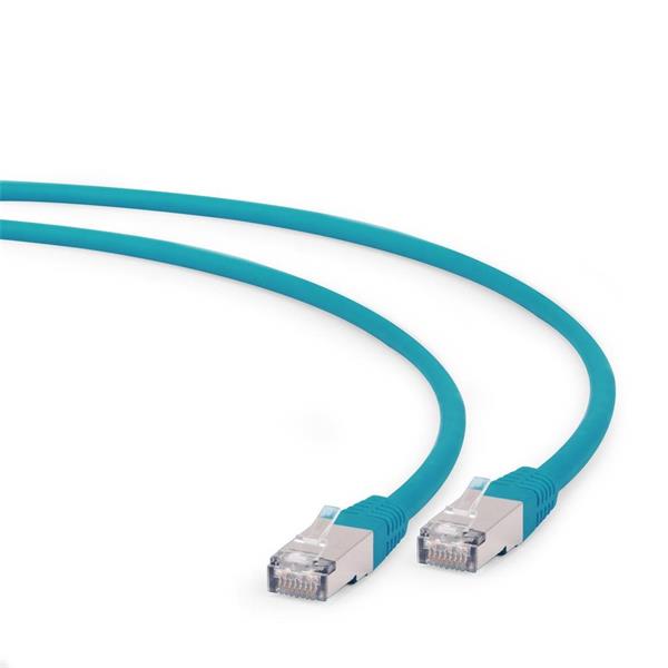 Gembird Patch kabel RJ45, cat. 6A, FTP, LSZH, 5m, zelený