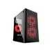 Gembird PC skříň Fornax 950R červená