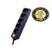 GEMBIRD Surge protector TRACER Power Patrol 5 m Black (5 outlets)