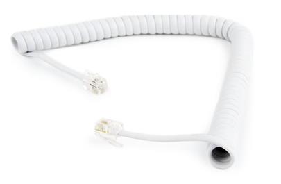 Gembird telefonní kabel 4P4C 2 metry, bílá