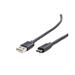 Gembird USB 2.0 cable to type-C (AM/CM), 1m, black