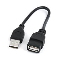 Gembird USB 2.0 kabel A-A prodlužovací 0.15m černý