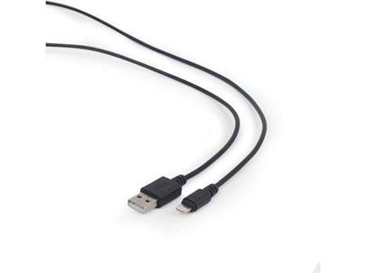 GEMBIRD USB 2.0 Lightning (IP5 a vyšší) nabíjecí a synchronizační kabel, 1m, černý