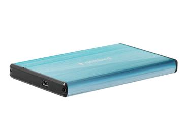 GEMBIRD USB 3.0 hliníkový externí box 2,5", modrý
