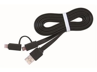 Gembird USB kabel k přenosu dat a nabíjení, 1m, černý