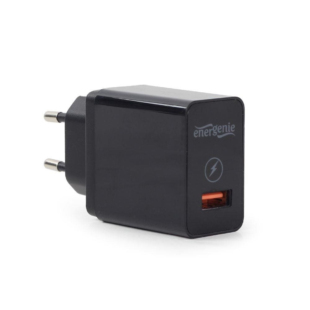 GEMBIRD USB QC3.0 quick charger, black