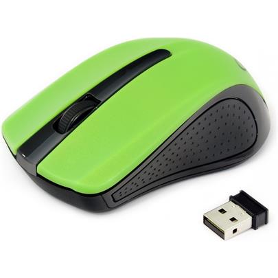 Gembird Wireless optical mouse MUSW-101-G, 1200 DPI, nano USB, green