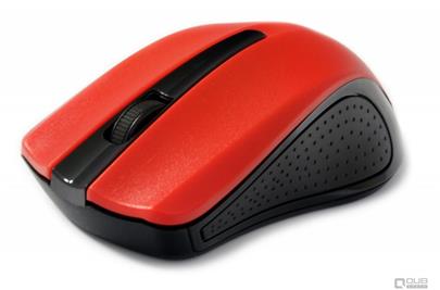 Gembird Wireless optical mouse MUSW-101-G, 1200 DPI, nano USB, red