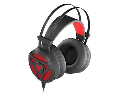 GENESIS Gaming headset NEON 360 Stereo Backlight Vibration black-red