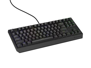 Genesis herní klávesnice THOR 230/TKL/RGB/Outemu Brown/Drátová/US/Čern/Drátová USB/US layout/Černá