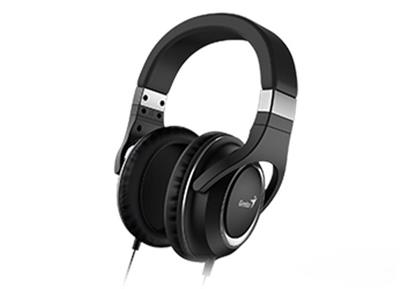 GENIUS headset HS-610/ sluchátka s mikrofonem, 3,5mm jack - 4-pin,černé