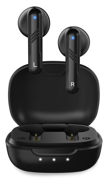 Genius HS-M905BT, Headset, bezdrátový, do uší, mikrofon, Bluetooth 5.3, USB-C, černý