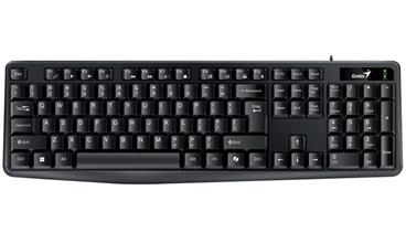 Genius KB-117, Klávesnice, drátová, USB, CZ+SK layout, Copilot klávesa, černá