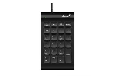 Genius NumPad i130/ Drátová/ USB/ slim design/ černá