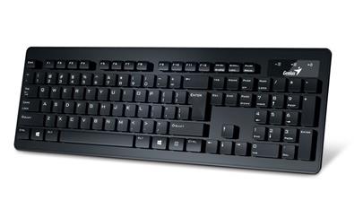 Genius Slimstar 130/ Drátová klávesnice/ Apple design/ USB/ černá/ CZ+SK layout