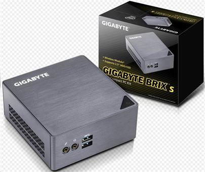 GIGABYTE BRIX BSCEH-3955, Intel Celeron® 3955U, 2xSODIMM DDR3L, WiFi, BT, bez OS