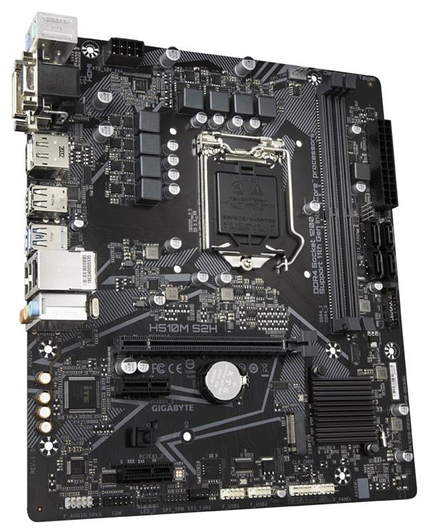 GIGABYTE H510M S2H, Sc LGA1200, Intel B560, 2xDDR4, 1xDP, 1xHDMI, 1xDVI-D, VGA, mATX