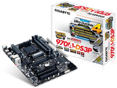 GIGABYTE MB GA-970A-DS3P (AM3+, amd, 4x DDR3, SATA3+RAID, USB3, 7.1, GLAN, ATX)